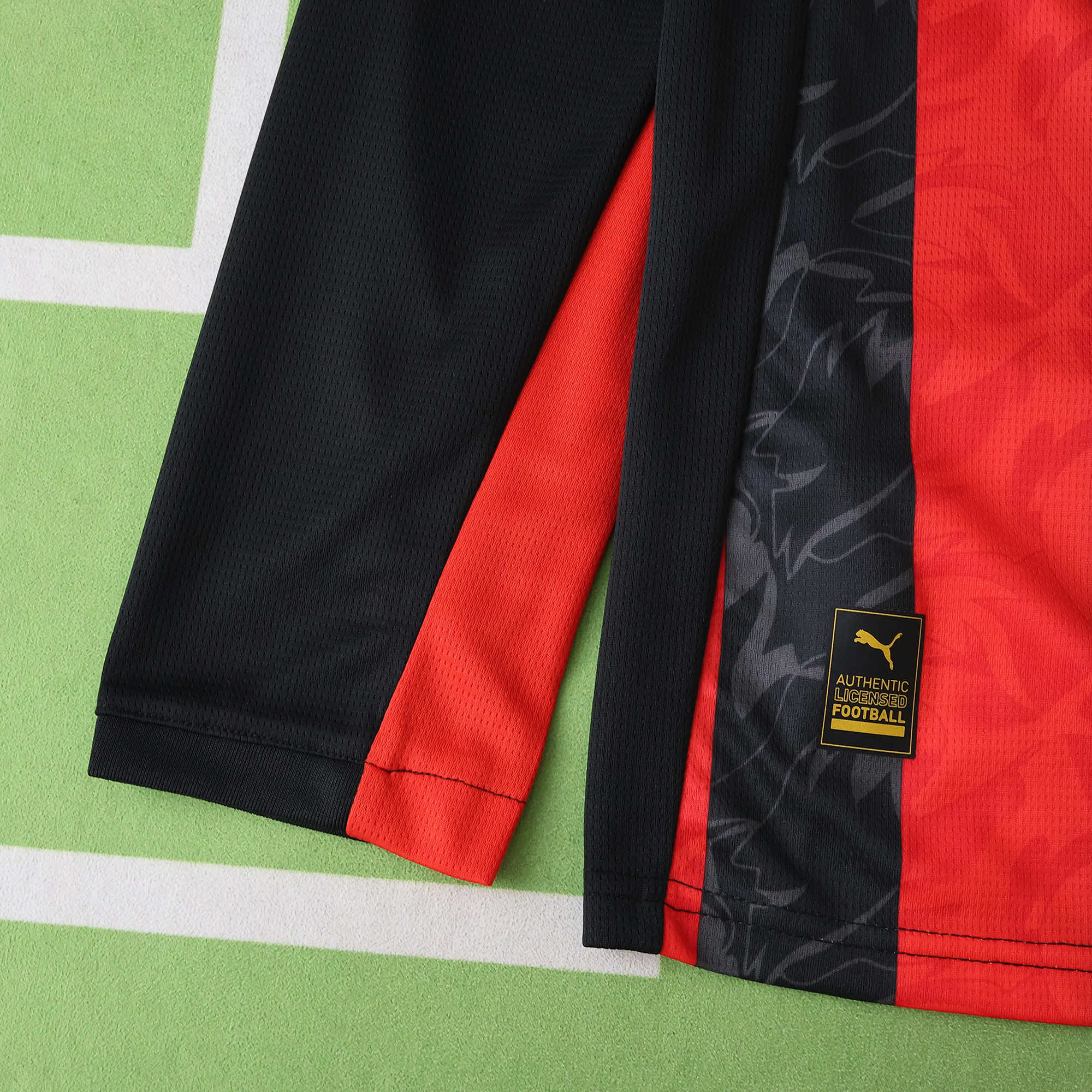 Camisola Principal AC Milan 25/26 - Manga comprida - Versão adepto 15