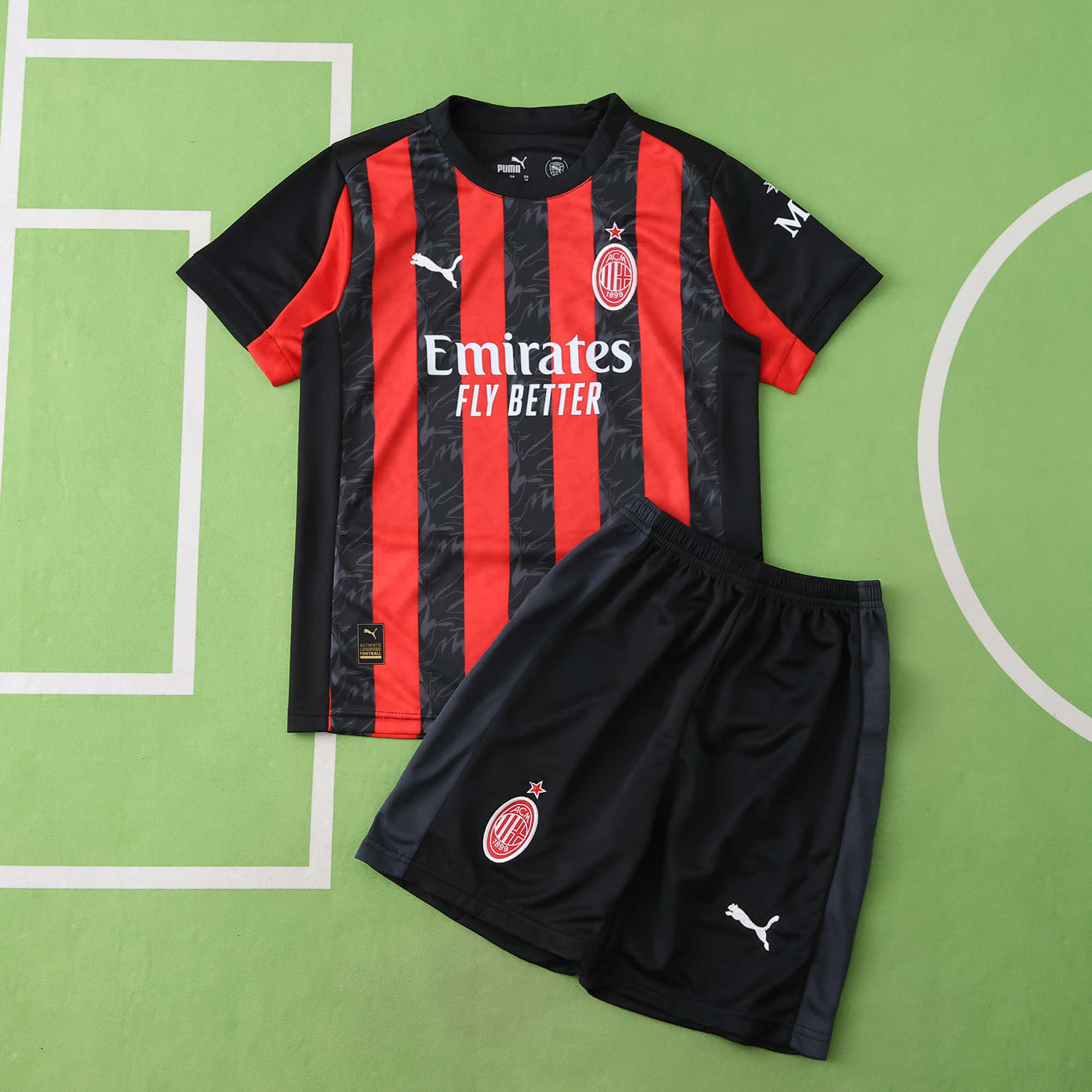 Kit Criança AC Milan principal 25/26 1