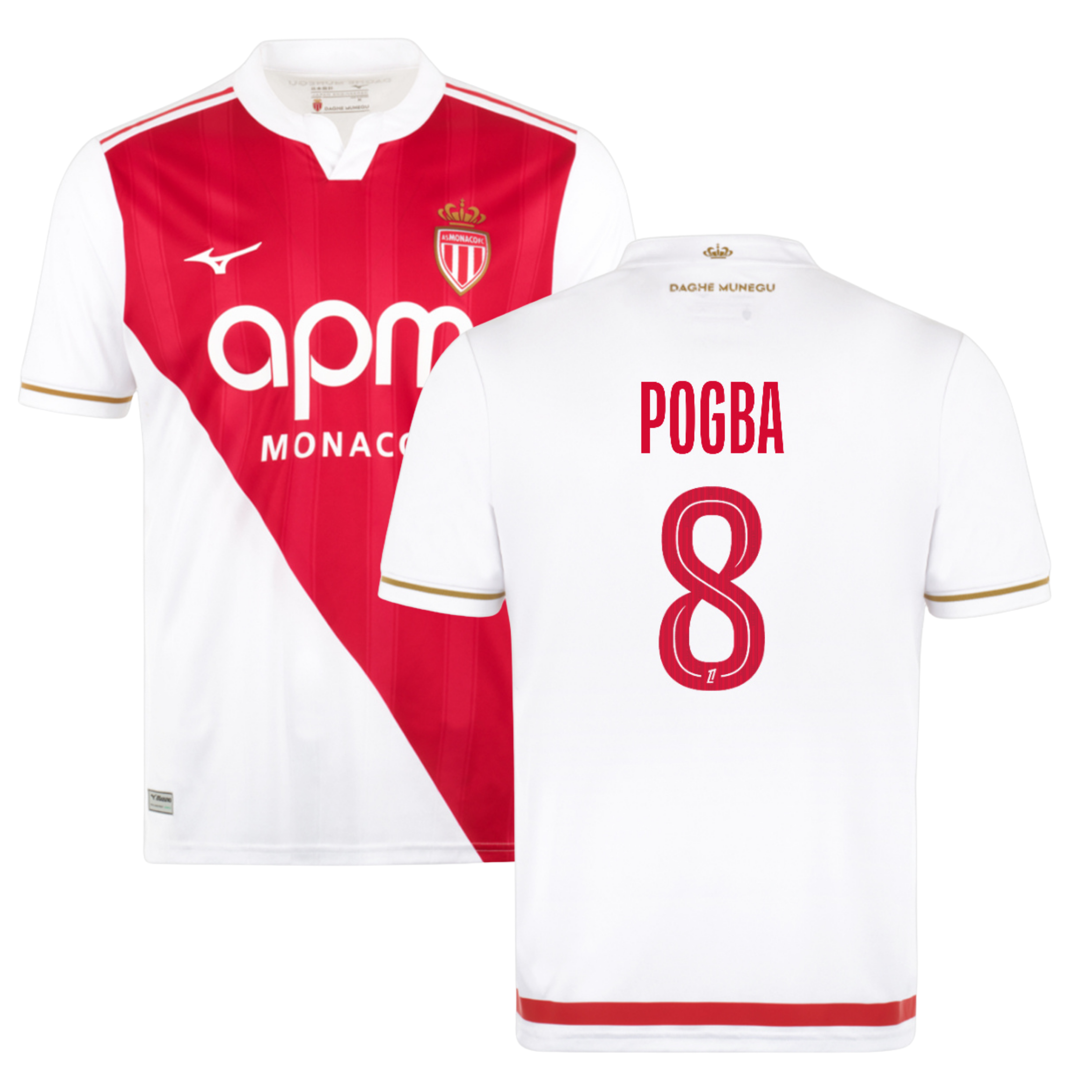Camisola principal Mónaco 25/26 - Pogba 8 1