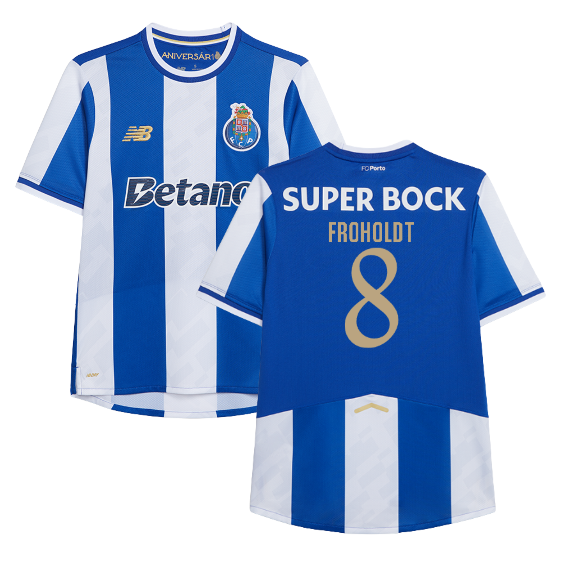 Camisola principal FC Porto 25/26 - Froholdt 8 - Versão adepto 1