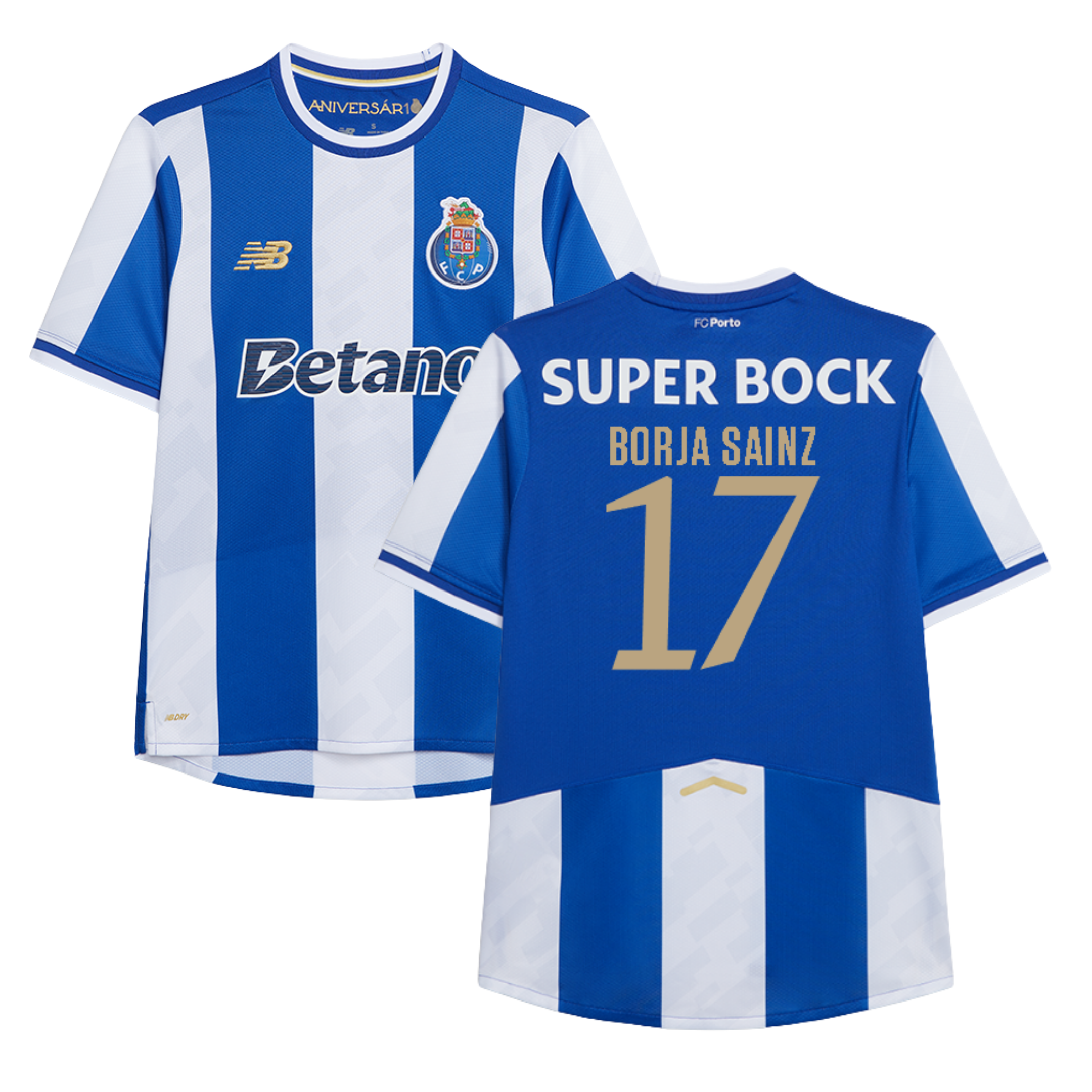 Camisola principal FC Porto 25/26 - Borja Sainz 17 - Versão adepto 1