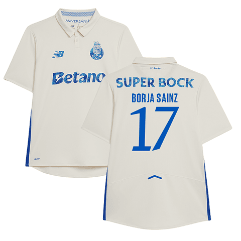 3ª Camisola FC Porto 25/26 - Borja Sainz 17 - Versão adepto