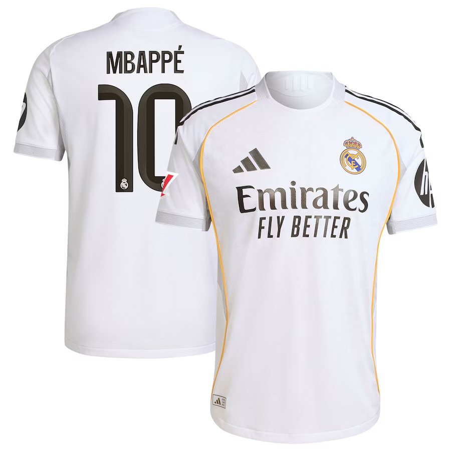 Camisola Principal Real Madrid 25/26 - Mbappé 10 5