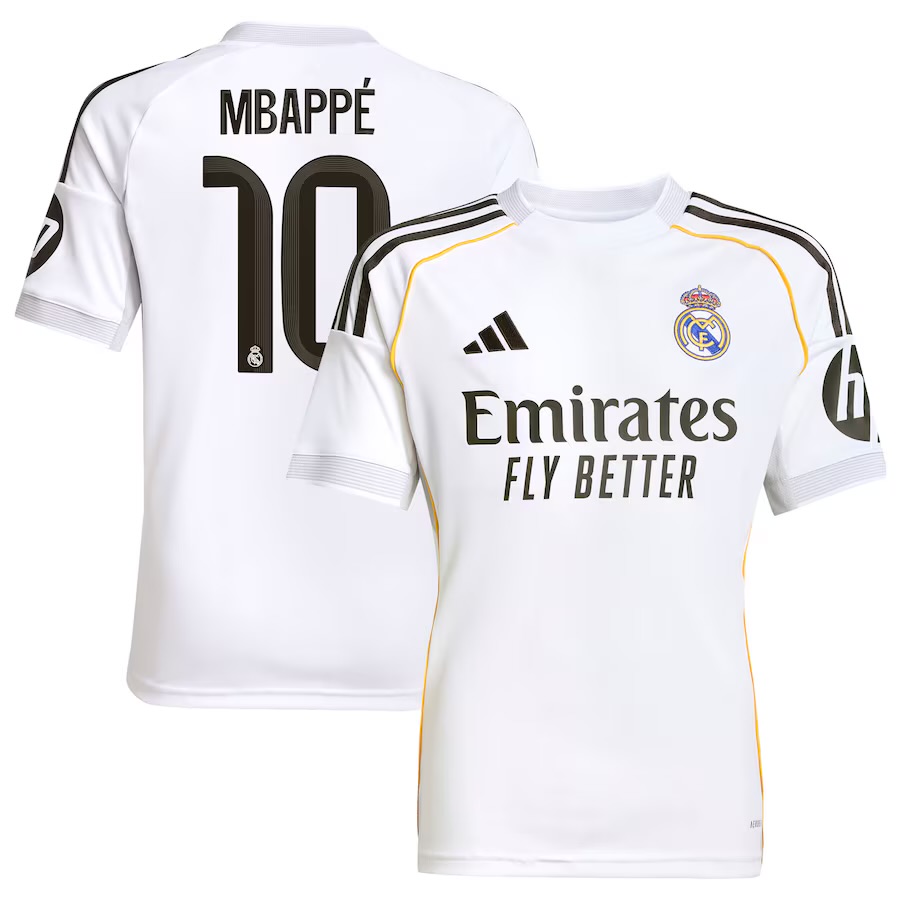 Criança - Camisola principal Real Madrid 25/26 - Mbappé 10 1