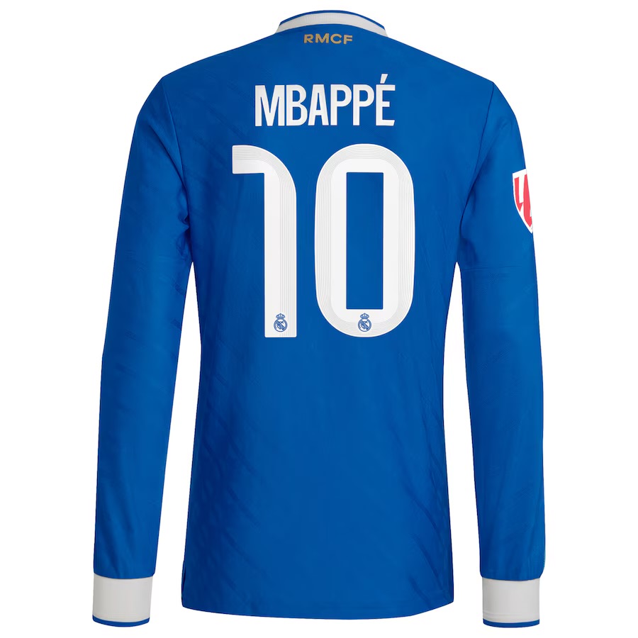 3ª Camisola Real Madrid 25/26 - Mbappé 10 - Manga comprida 5