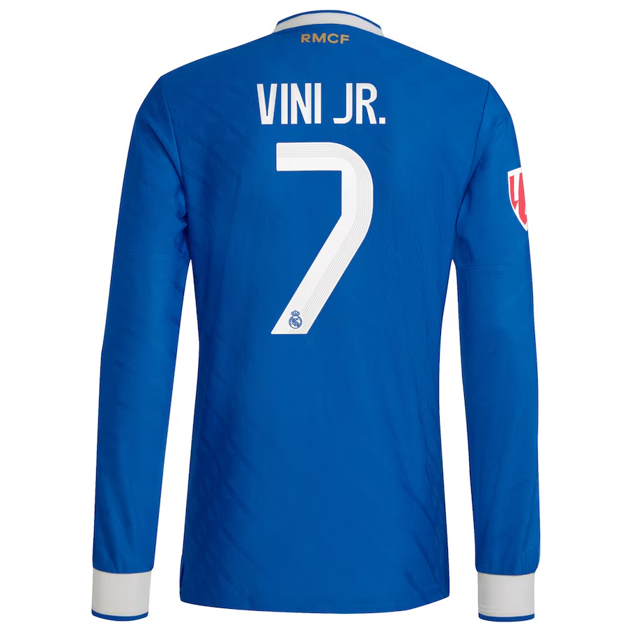 3ª Camisola Real Madrid 25/26 - Vini Jr. 7 - Manga comprida 5
