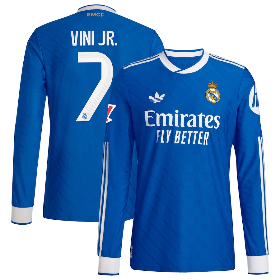 3ª Camisola Real Madrid 25/26 - Vini Jr. 7 - Manga comprida 4