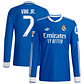 3ª Camisola Real Madrid 25/26 - Vini Jr. 7 - Manga comprida - Thumbnail 4