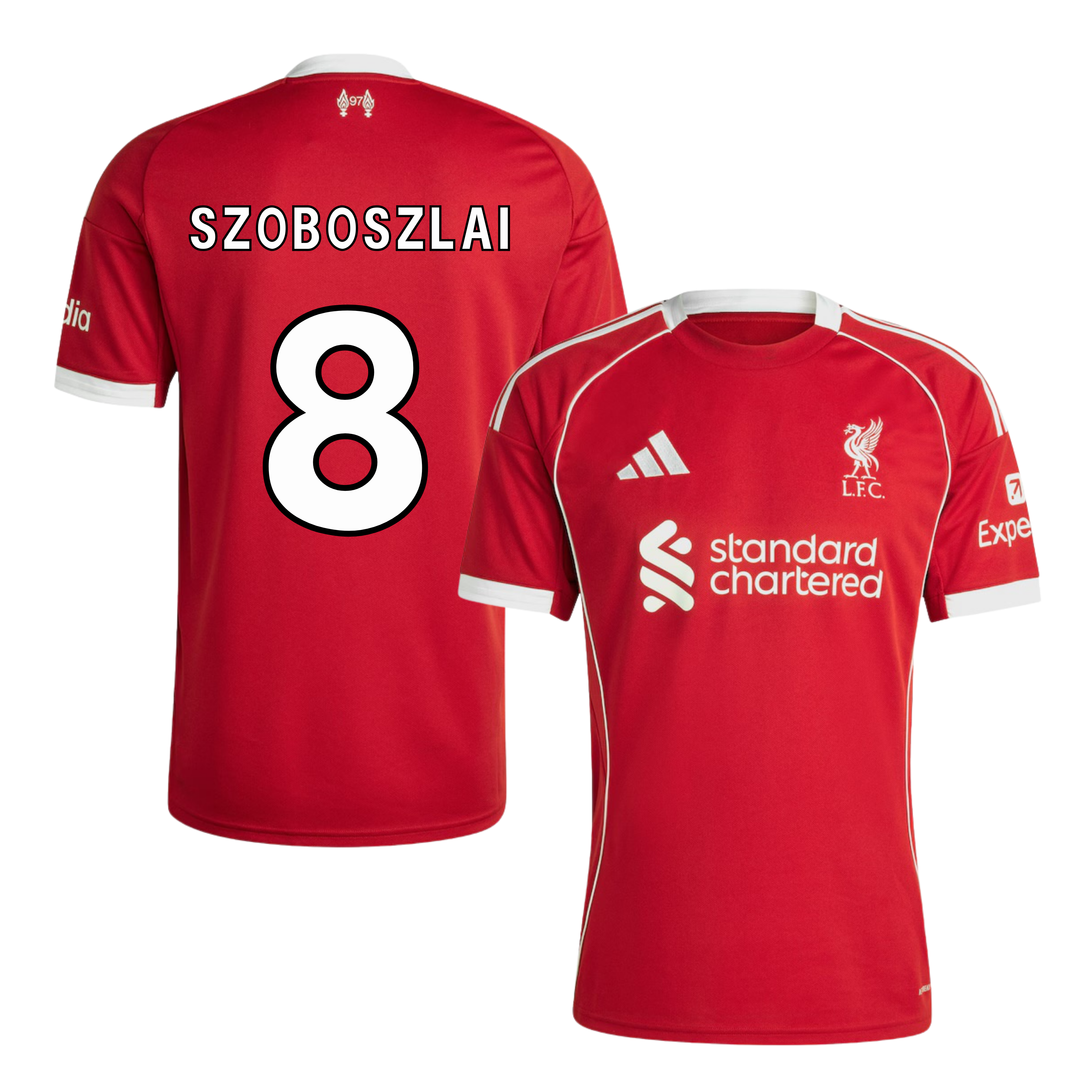 Camisola principal Liverpool 25/26 - Szoboszlai 8 1