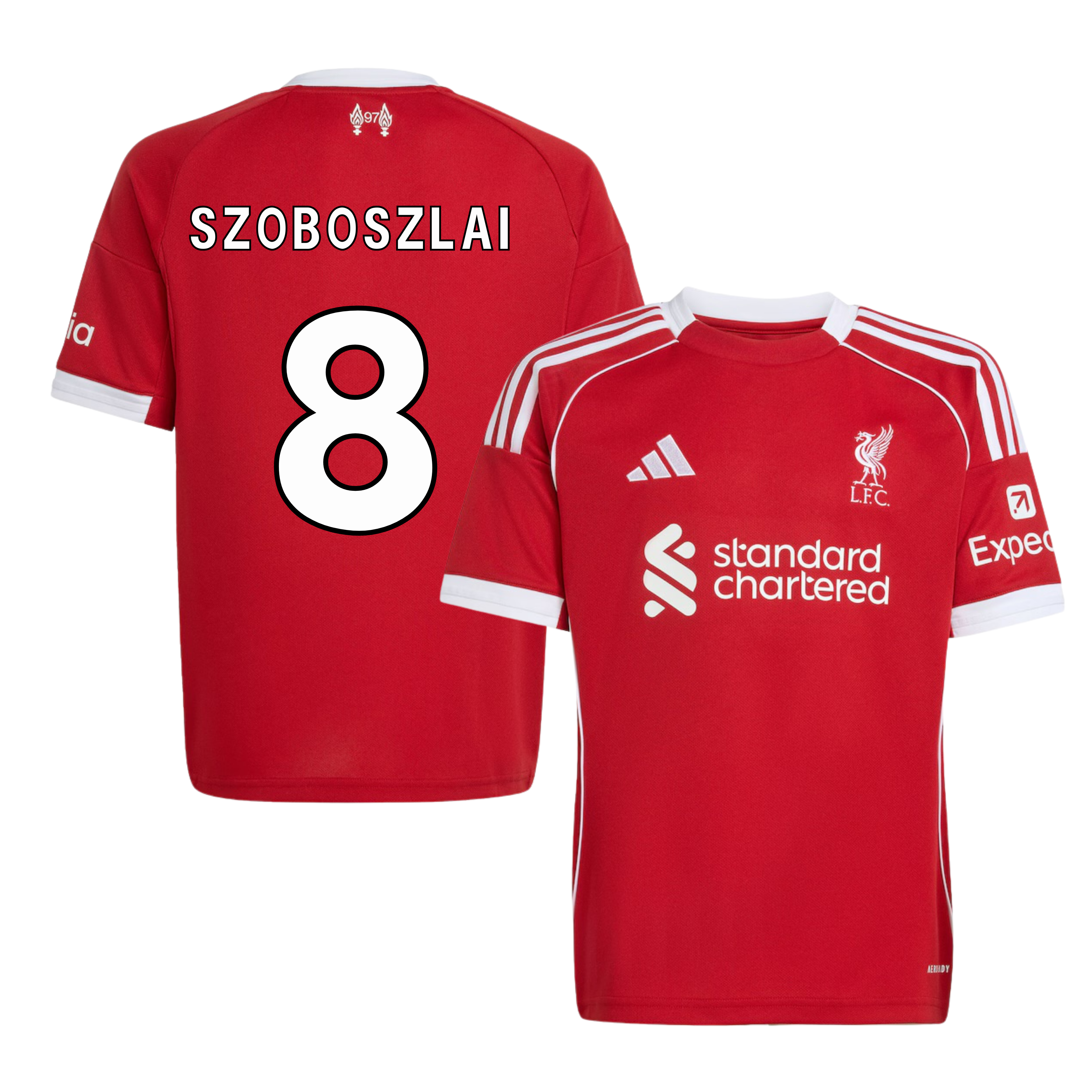Criança - Camisola principal Liverpool 25/26 - Szoboszlai 8 1
