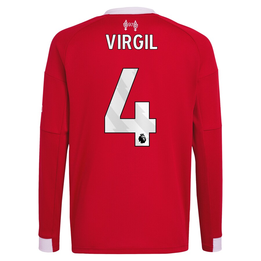 Camisola principal Liverpool 25/26 - Virgil 4 - Manga comprida 2