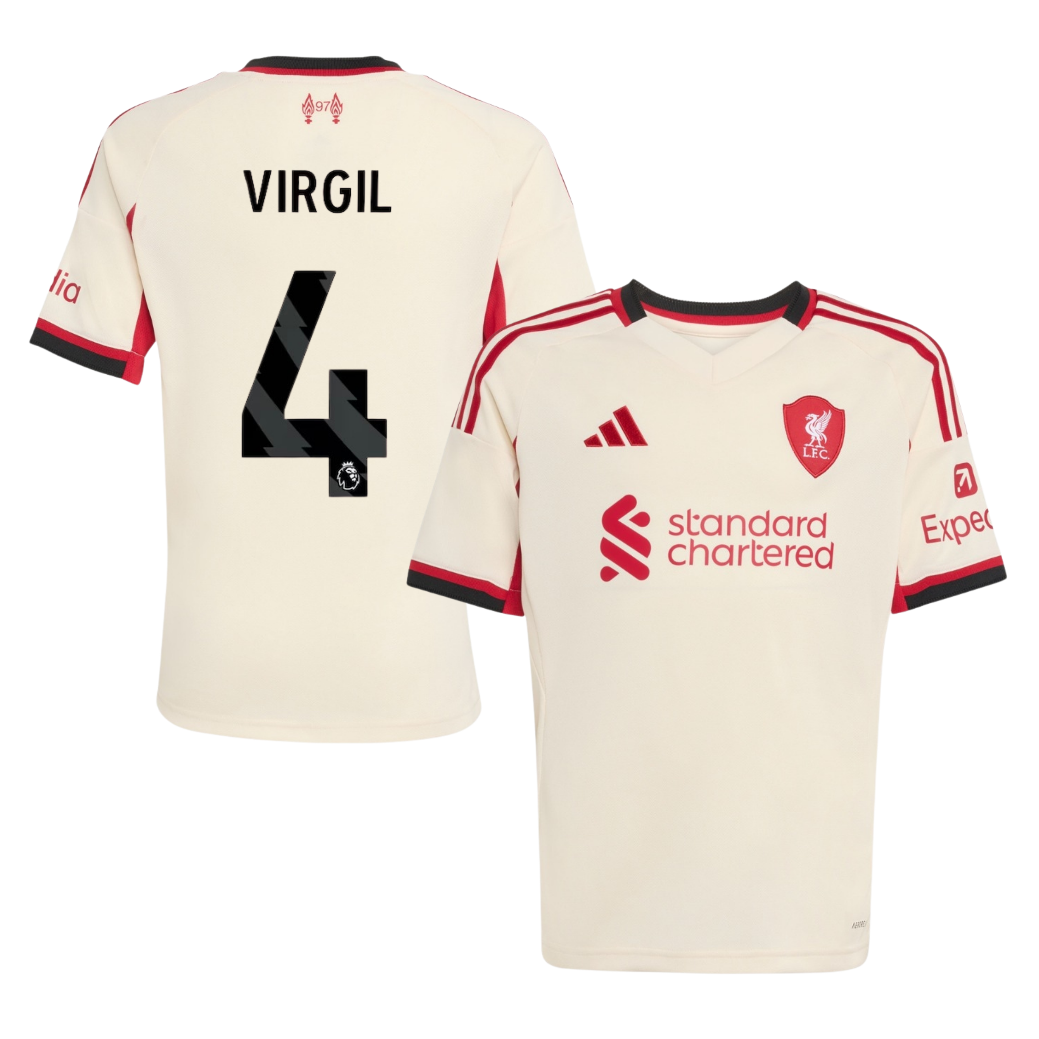 Criança - Camisola alternativa Liverpool 25/26 - Virgil 4 1