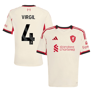 Criança - Camisola alternativa Liverpool 25/26 - Virgil 4