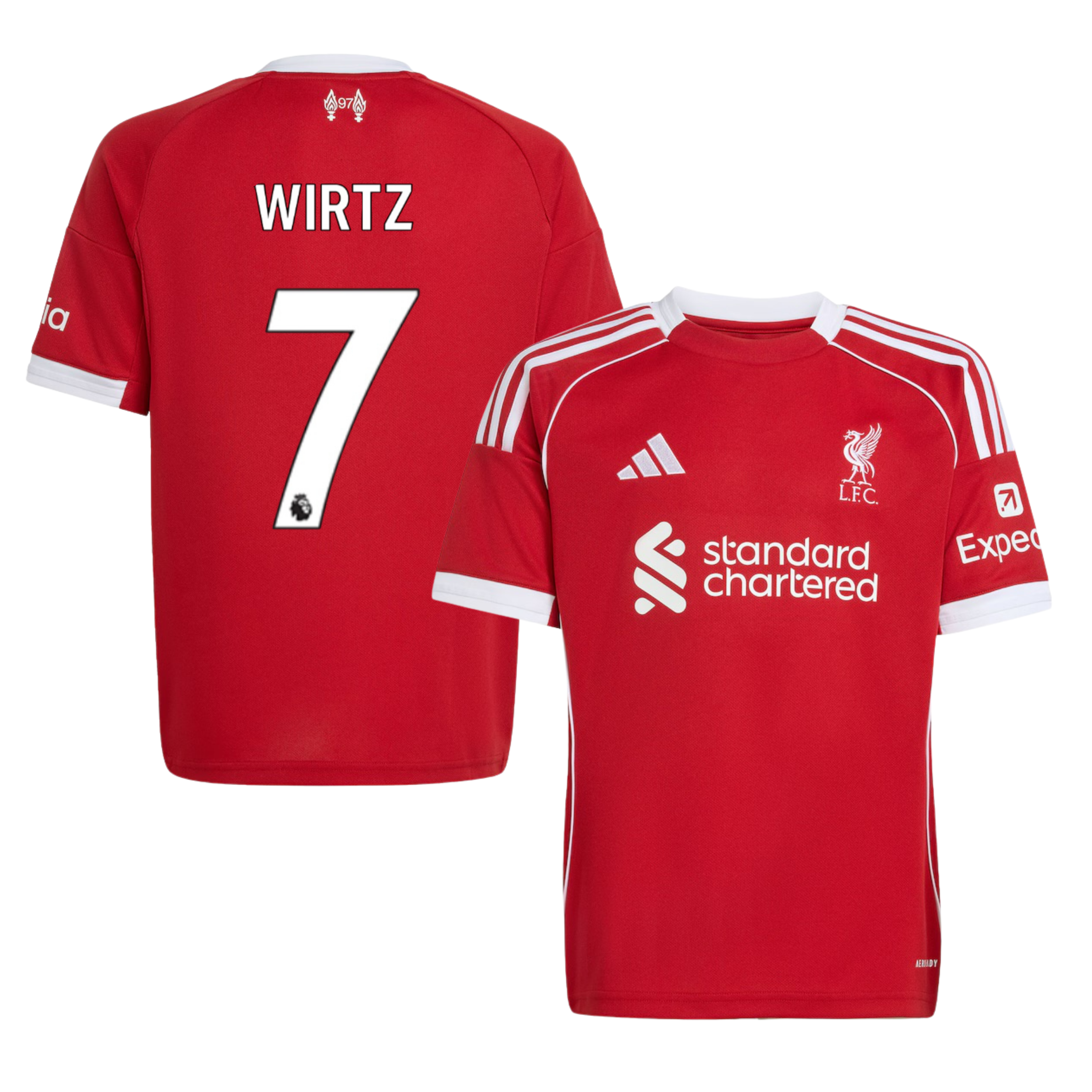Criança - Camisola principal Liverpool 25/26 - Wirtz 7 1