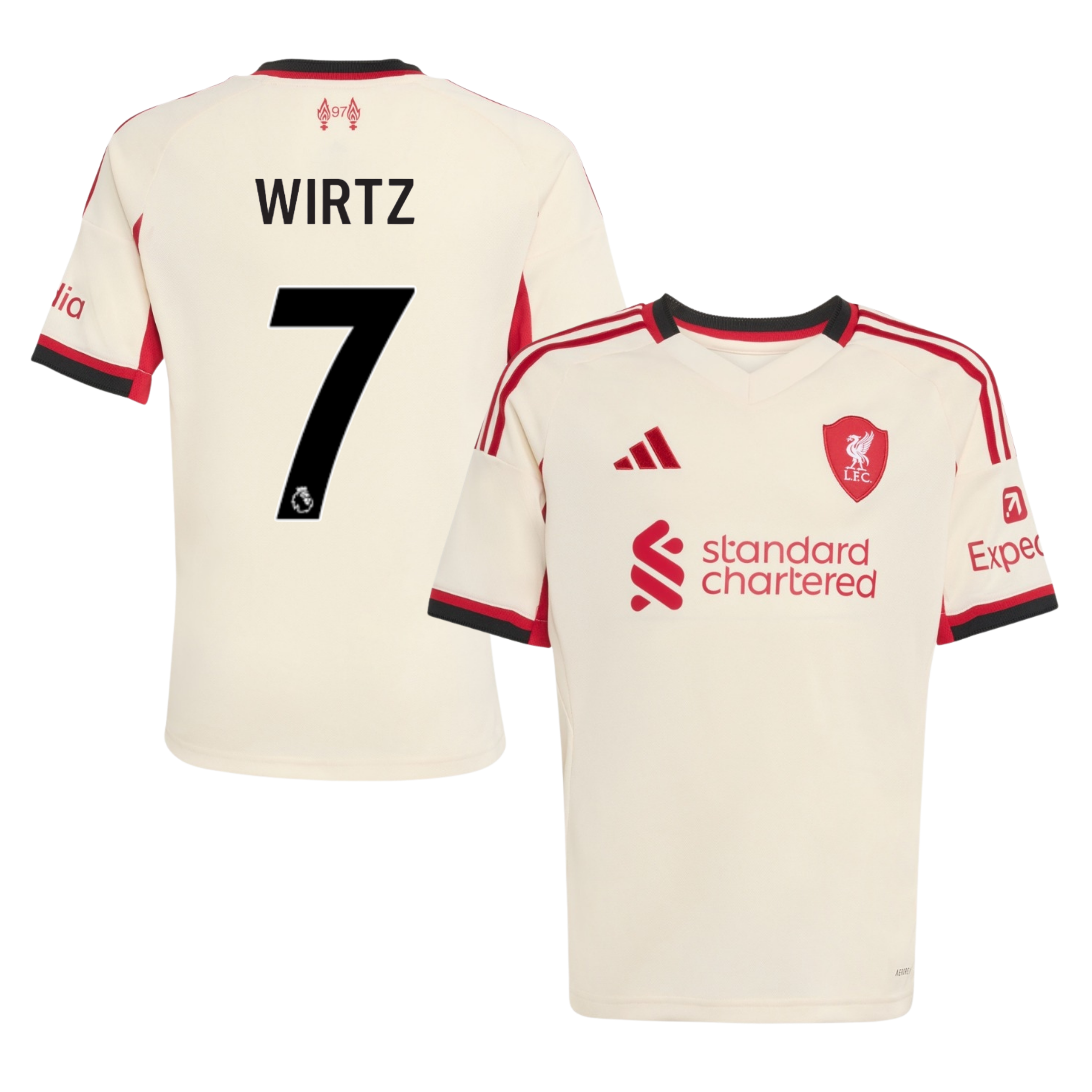 Criança - Camisola alternativa Liverpool 25/26 - Wirtz 7 1