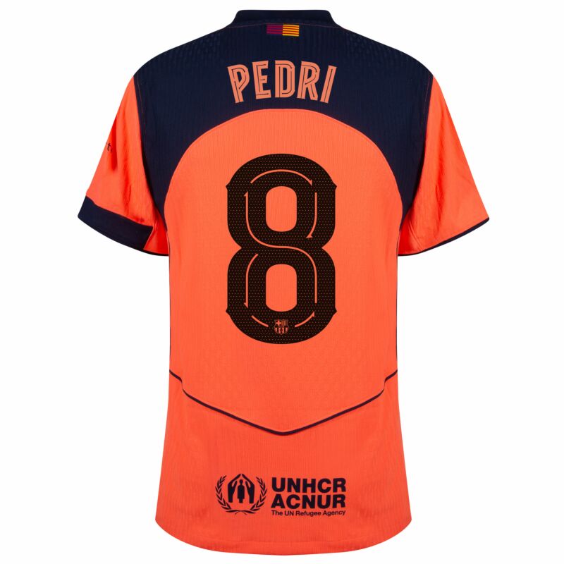 3ª Camisola Barcelona Total 90 25/26 - Pedri 8 5