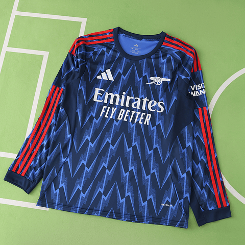 Camisola alternativa Arsenal 25/26 - Manga comprida -  Versão Adepto