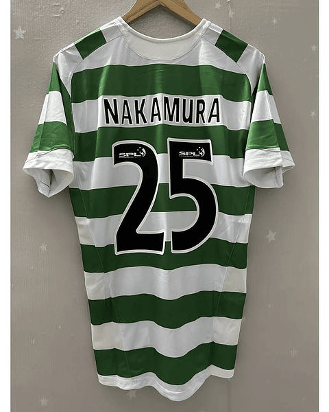 Camisola principal Celtic 2005/2006 - Nakamura 25 - Versão adepto