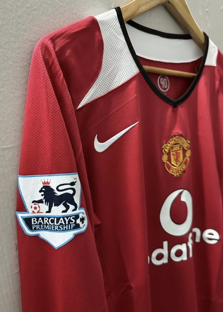 Camisola principal Manchester United 2004/2006 - Ronaldo 7 - Manga comprida - Versão adepto 4