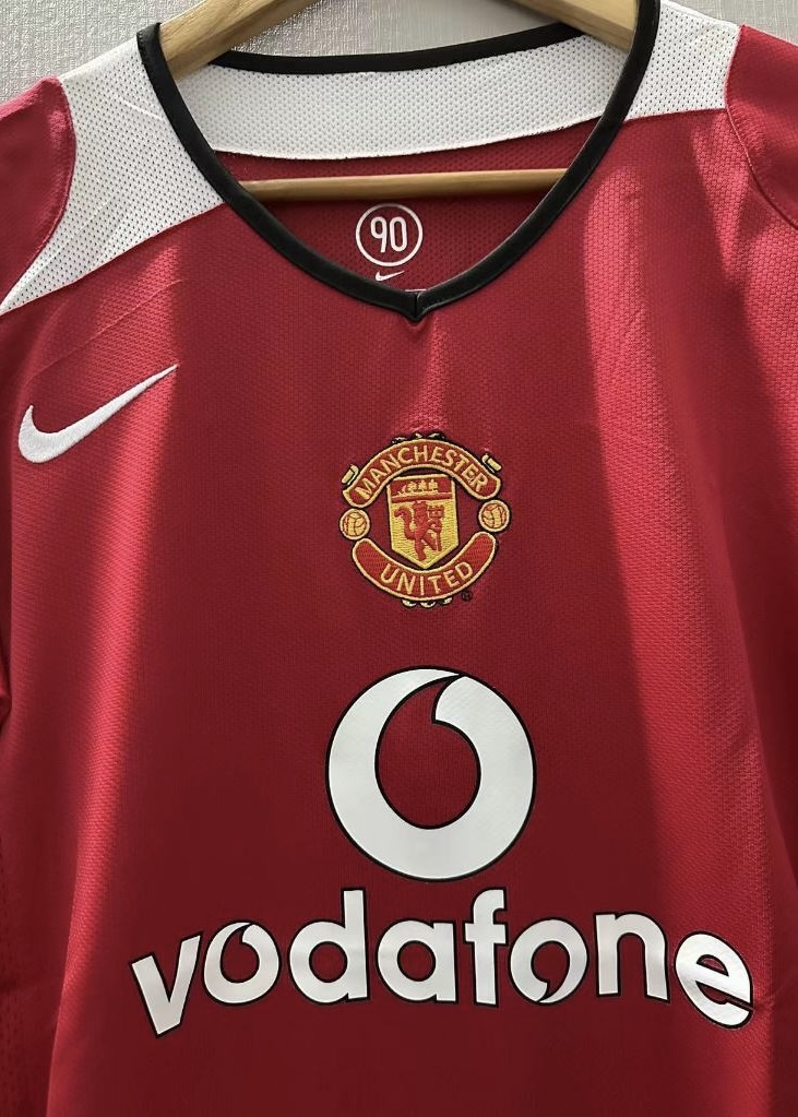 Camisola principal Manchester United 2004/2006 - Ronaldo 7 - Manga comprida - Versão adepto 5
