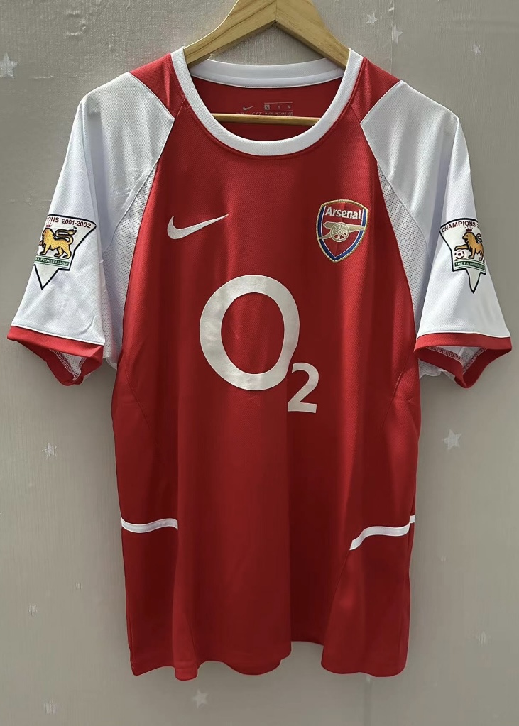 Camisola principal Arsenal 2002/2004 - Henry 14 - Manga comprida - Versão adepto 2