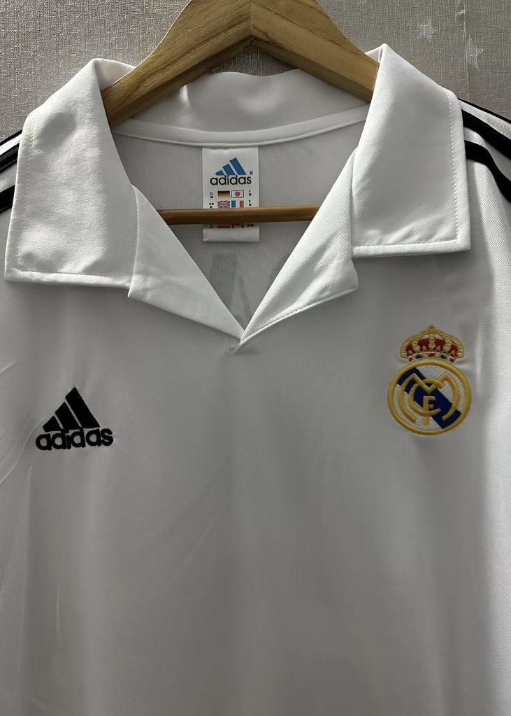 Camisola principal Real Madrid 2001/2002 - Zidane 5 - Manga comprida - Versão adepto 3