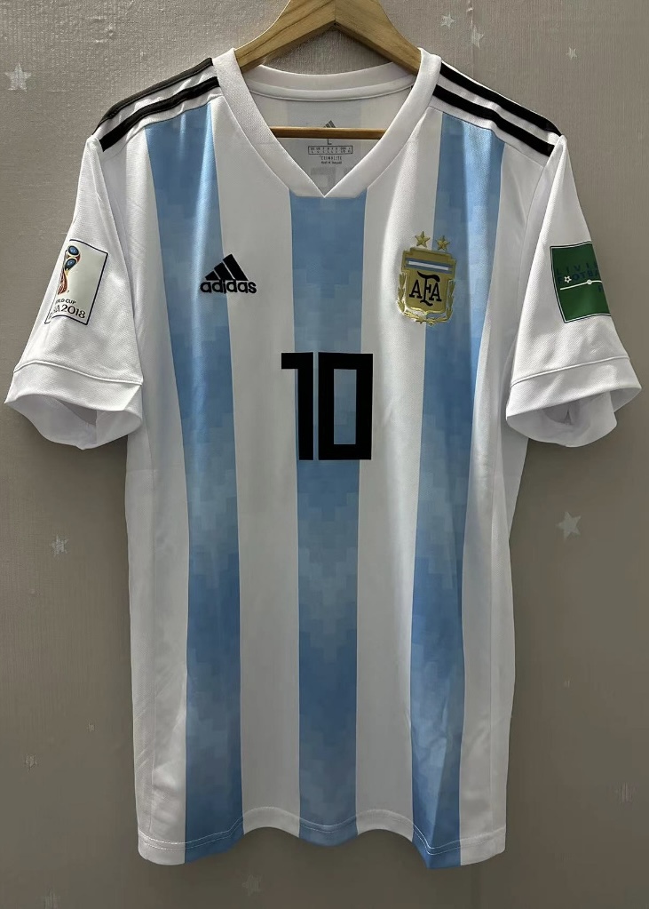 Camisola principal Argentina Mundial 2018 - Messi 10 - Versão adepto 2