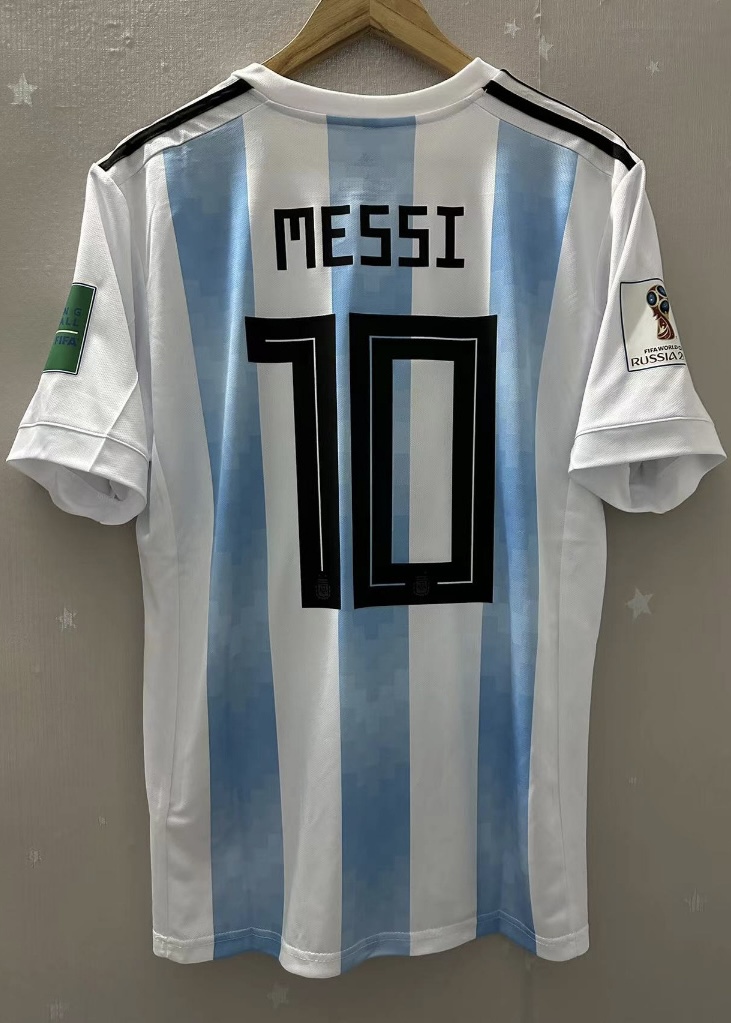 Camisola principal Argentina Mundial 2018 - Messi 10 - Versão adepto 1