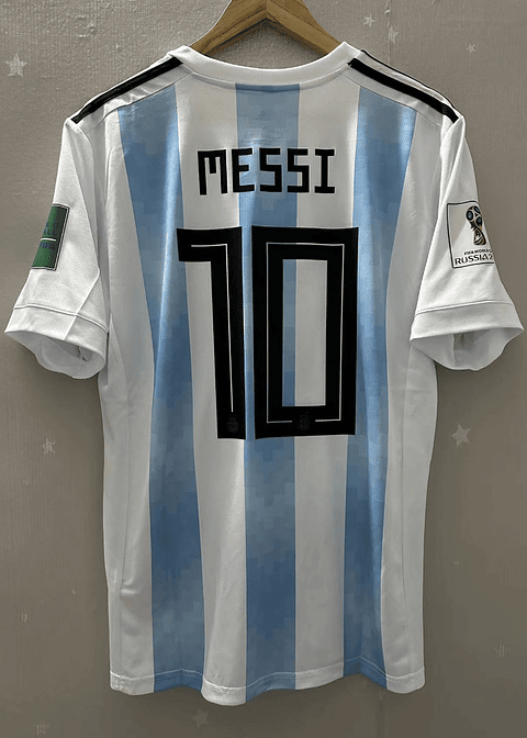 Camisola principal Argentina Mundial 2018 - Messi 10 - Versão adepto