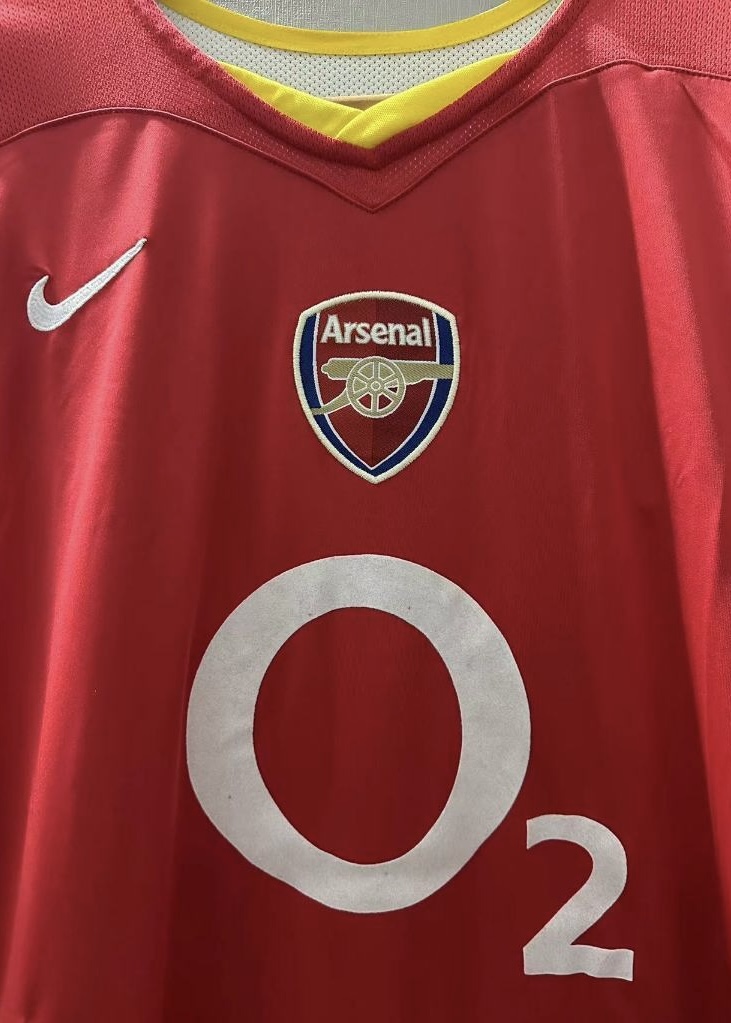 Camisola principal Arsenal 2004/2005 - Henry 14 - Manga comprida - Versão adepto 3