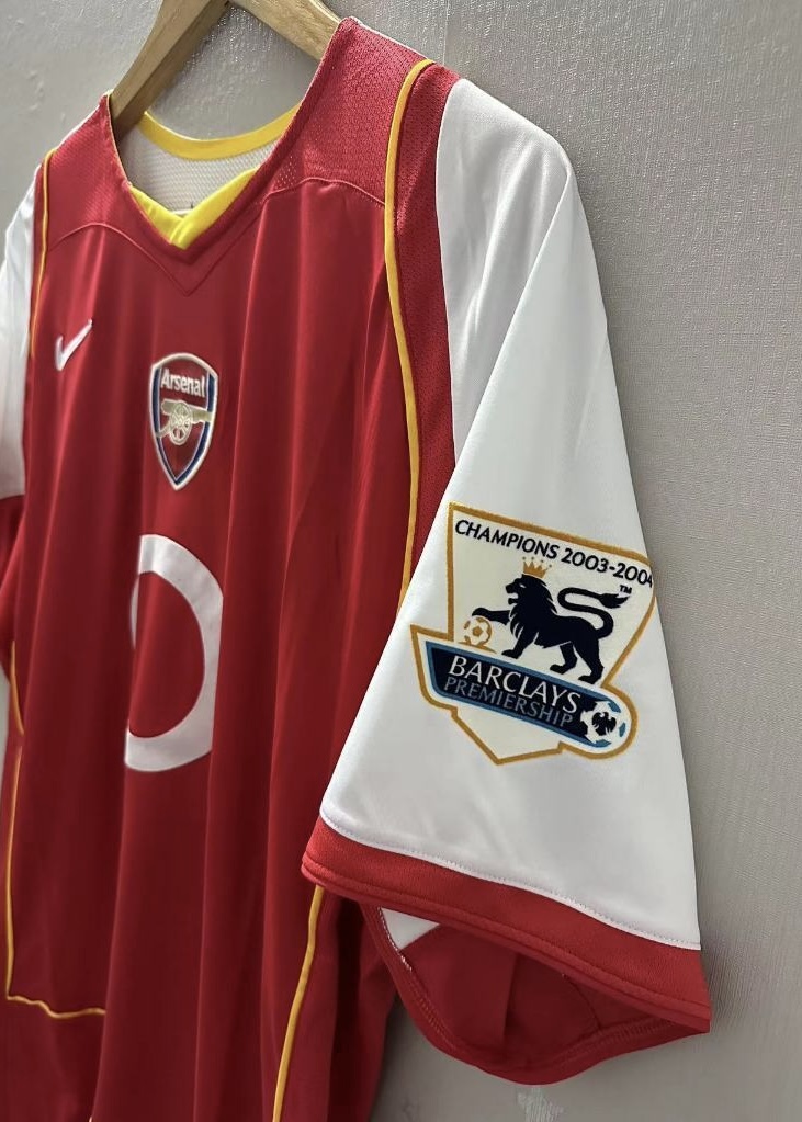 Camisola principal Arsenal 2004/2005 - Henry 14 - Manga comprida - Versão adepto 4