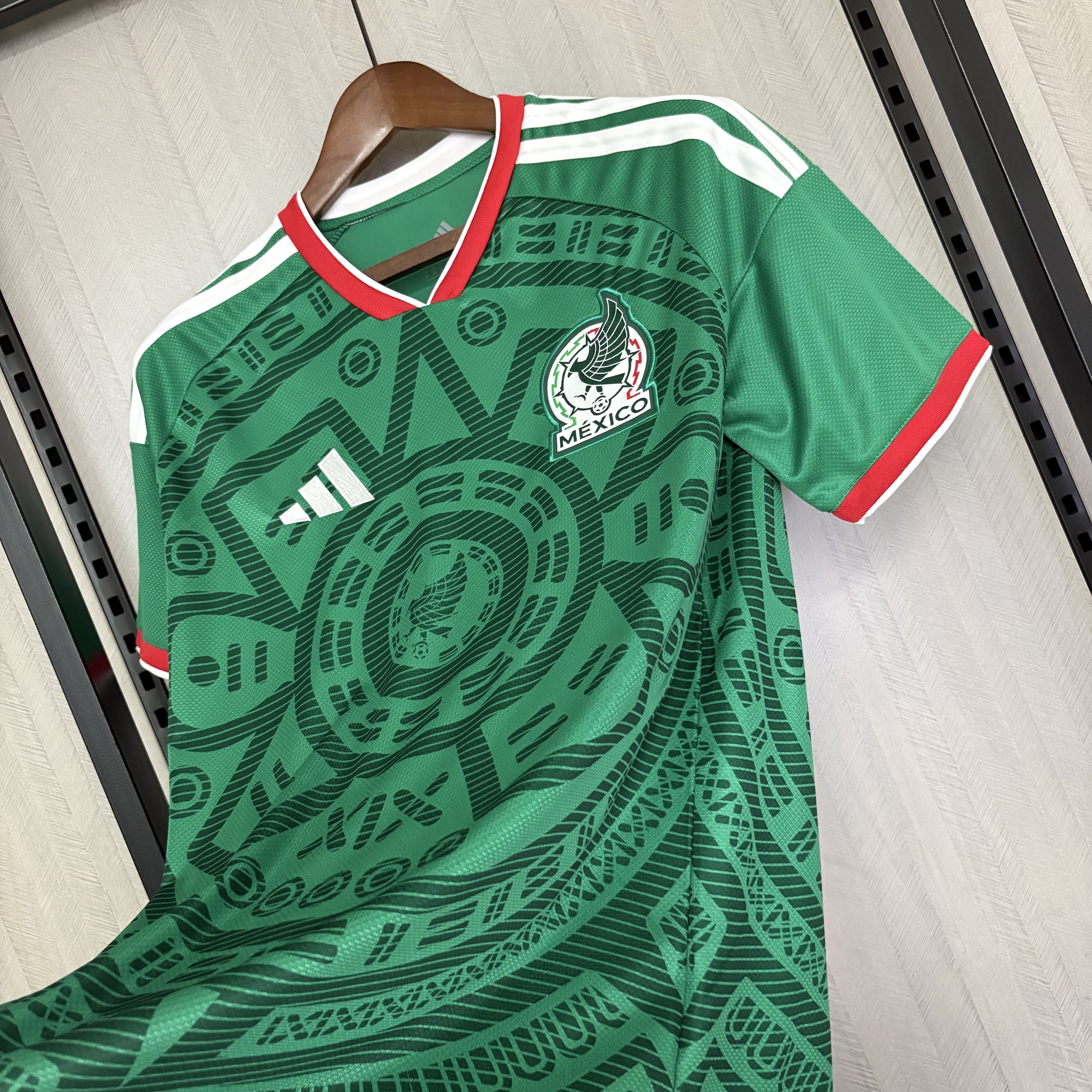 Camisola Principal México Mundial 2026 - Versão adepto 5