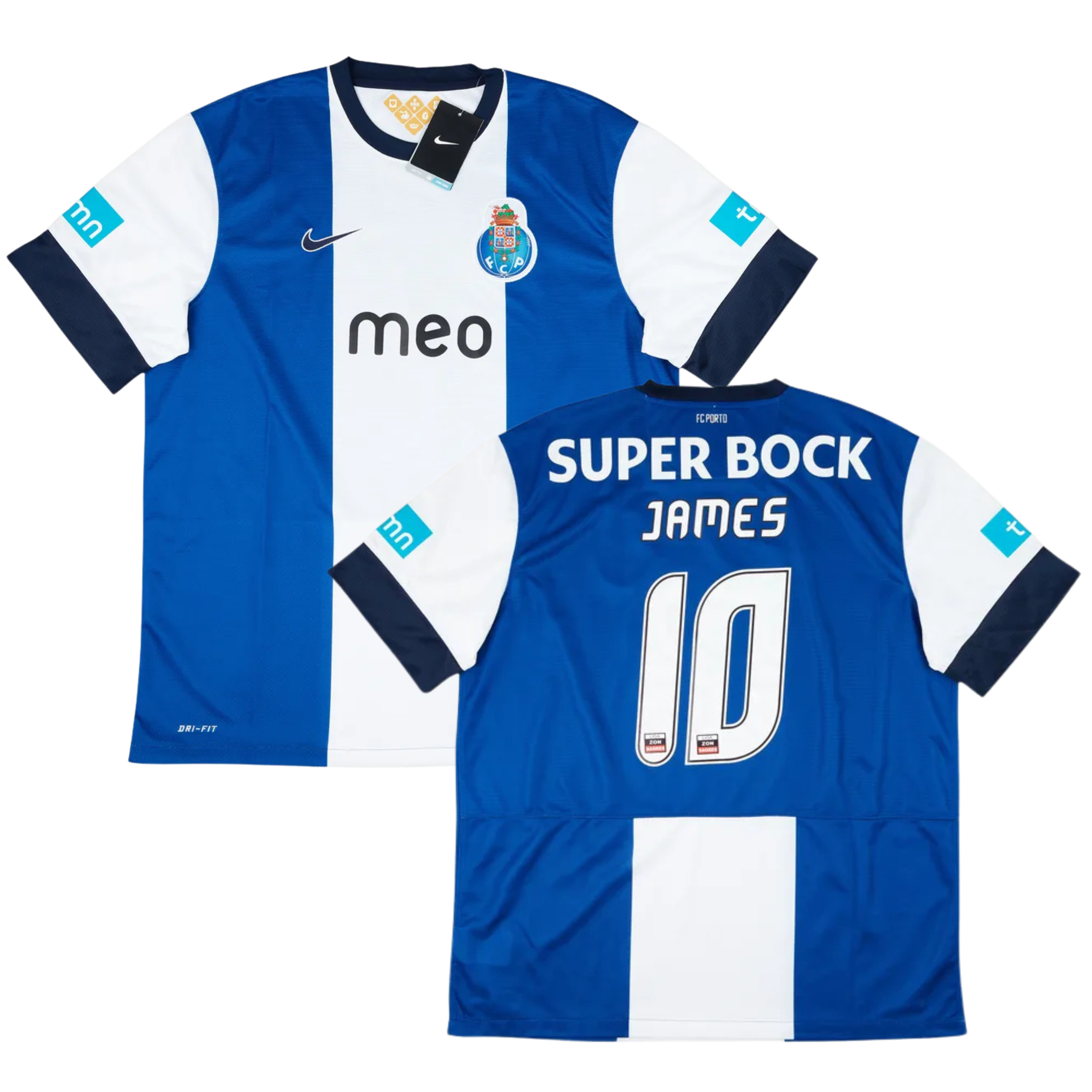Camisola principal FC Porto 12/13 - James 10 - Versão adepto 1