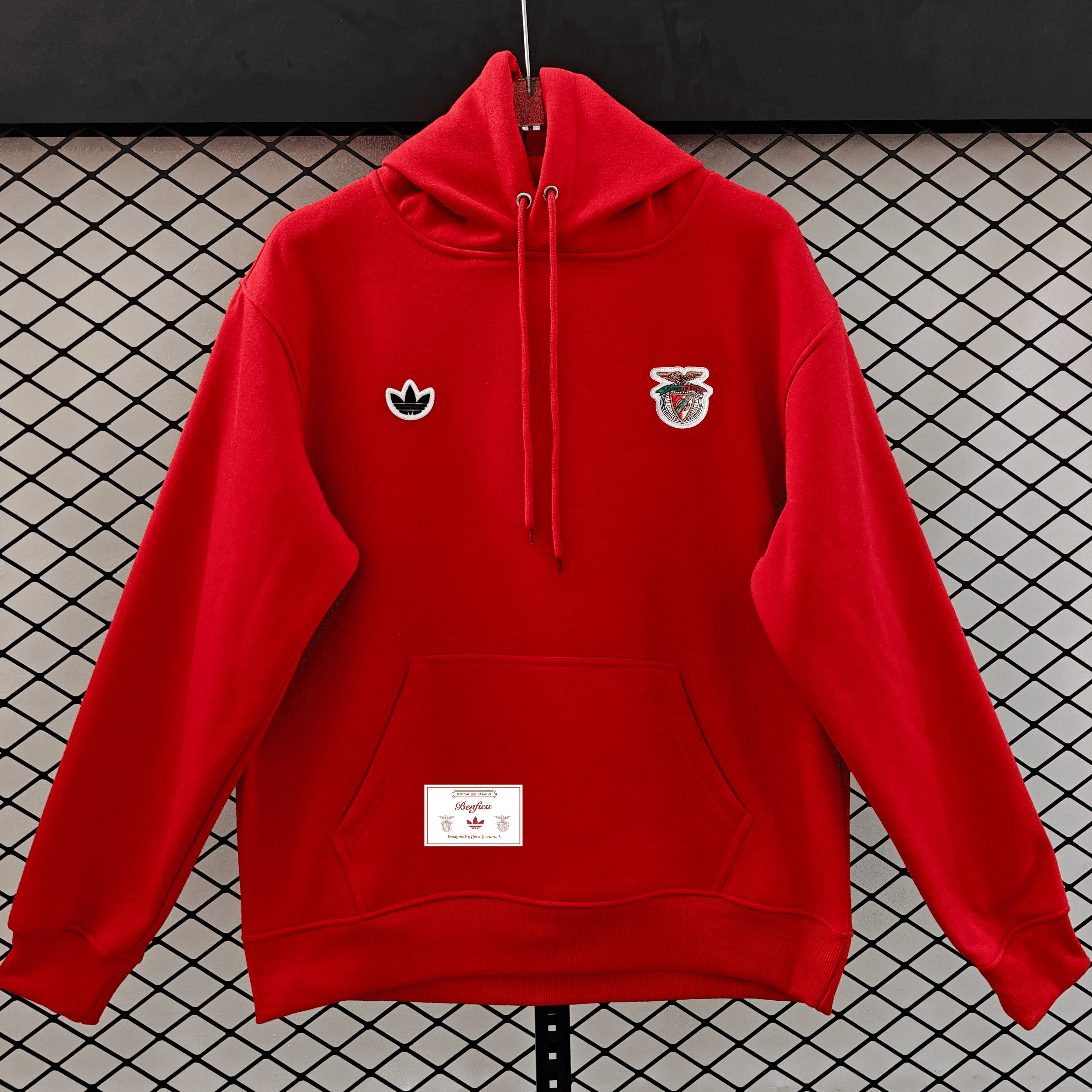 Hoodie SL Benfica Vermelha 1