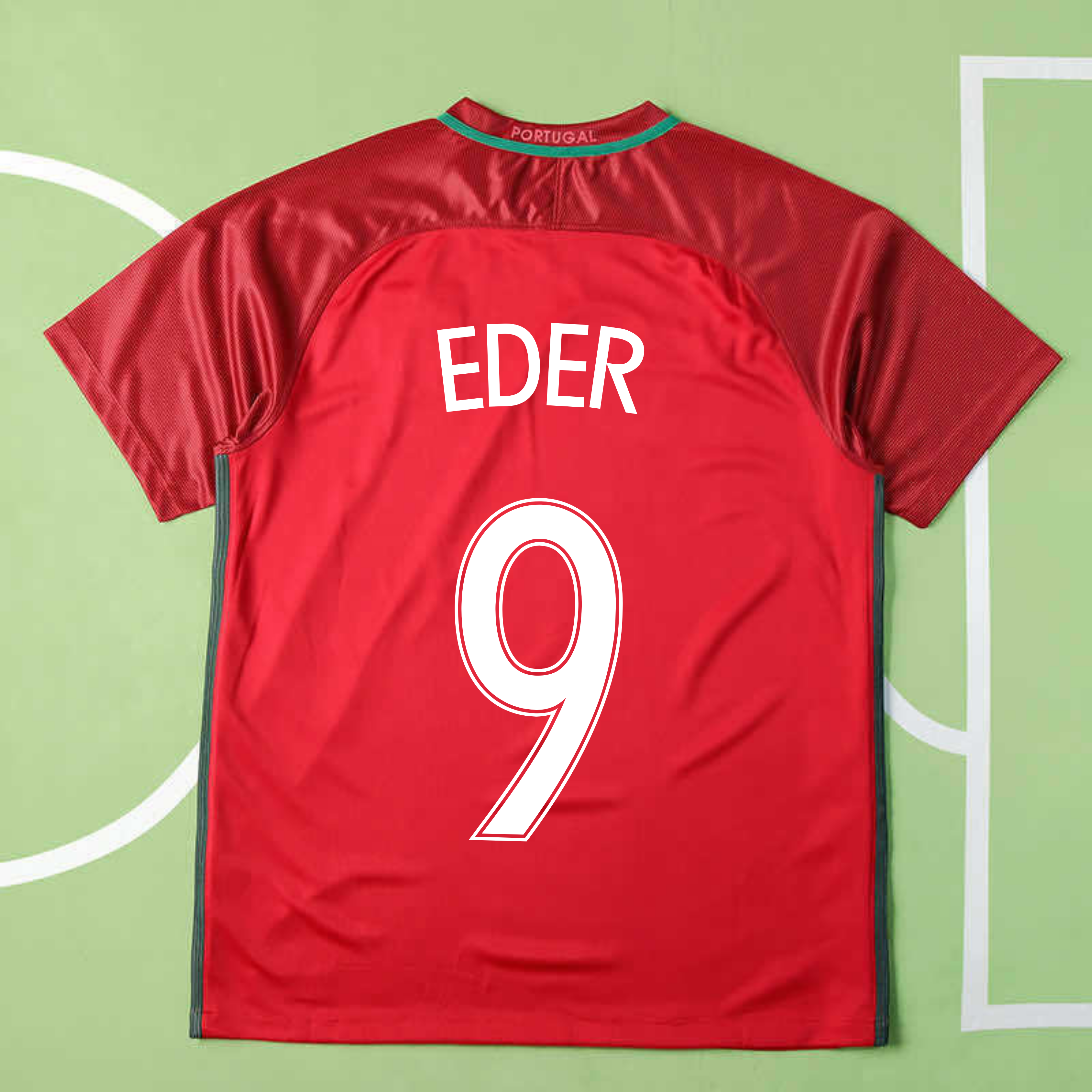 Camisola principal Portugal 2016 - Eder 9 - Versão adepto 2
