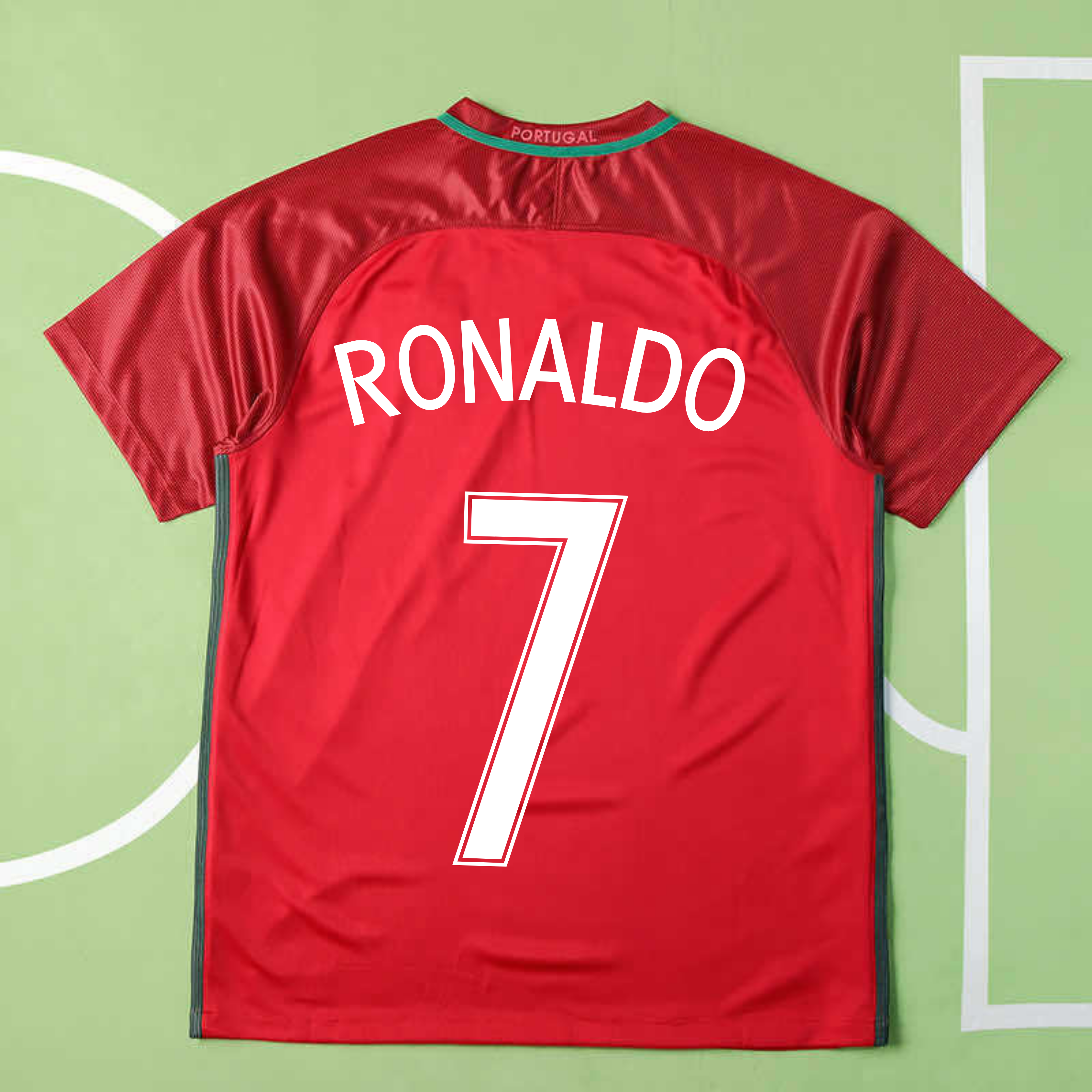 Camisola principal Portugal 2016 - Ronaldo 7 - Versão adepto 2