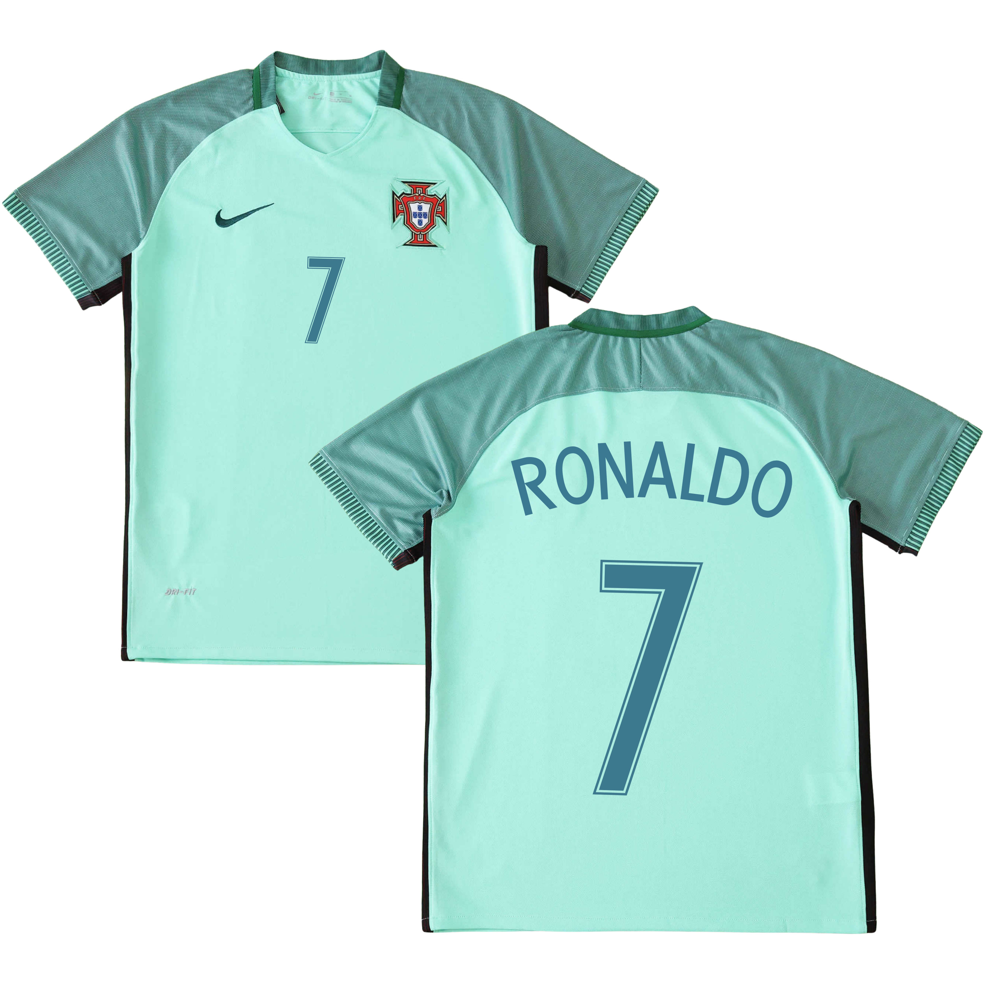 Camisola alternativa Portugal 2016 - Ronaldo 7 - Versão adepto 1