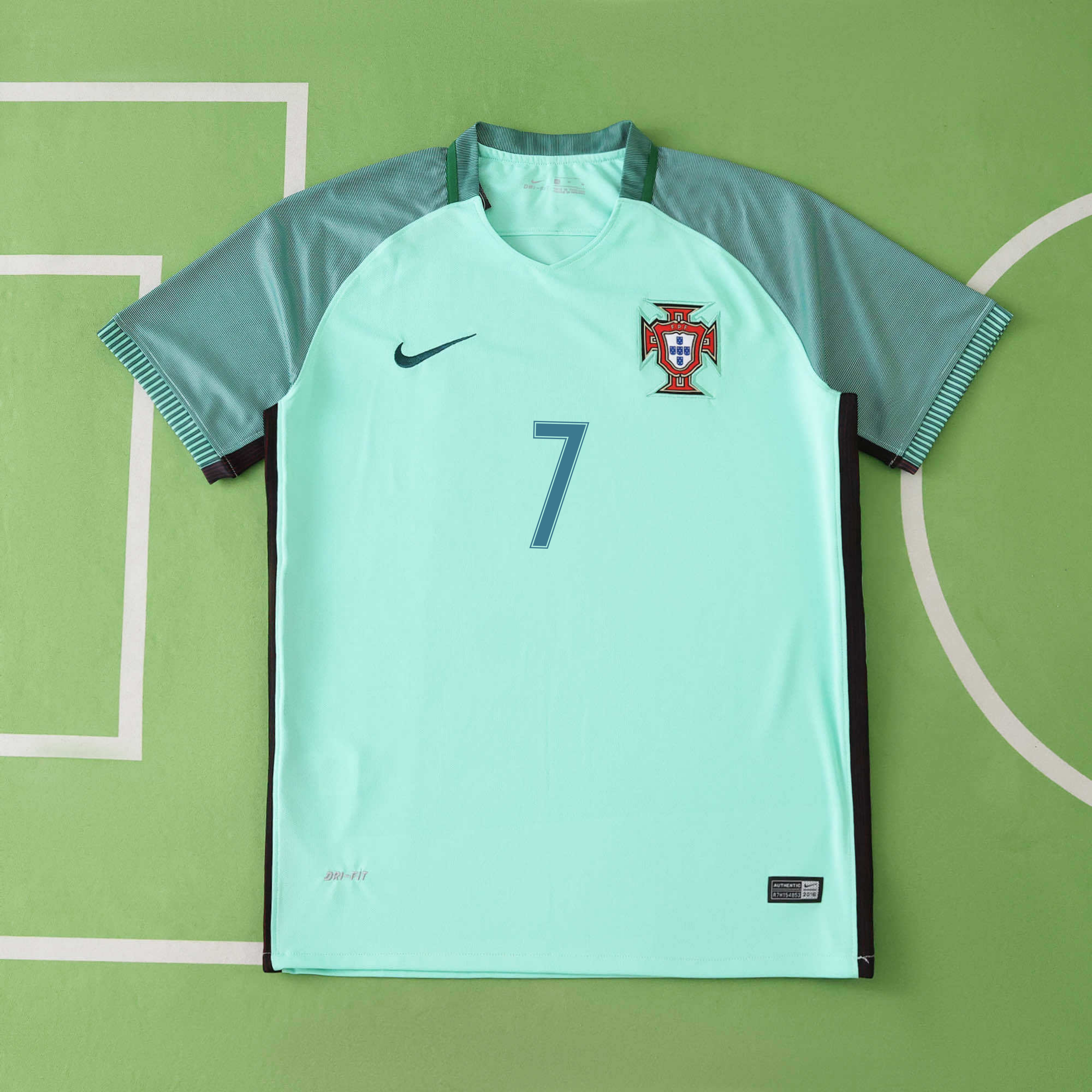 Camisola alternativa Portugal 2016 - Ronaldo 7 - Versão adepto 3