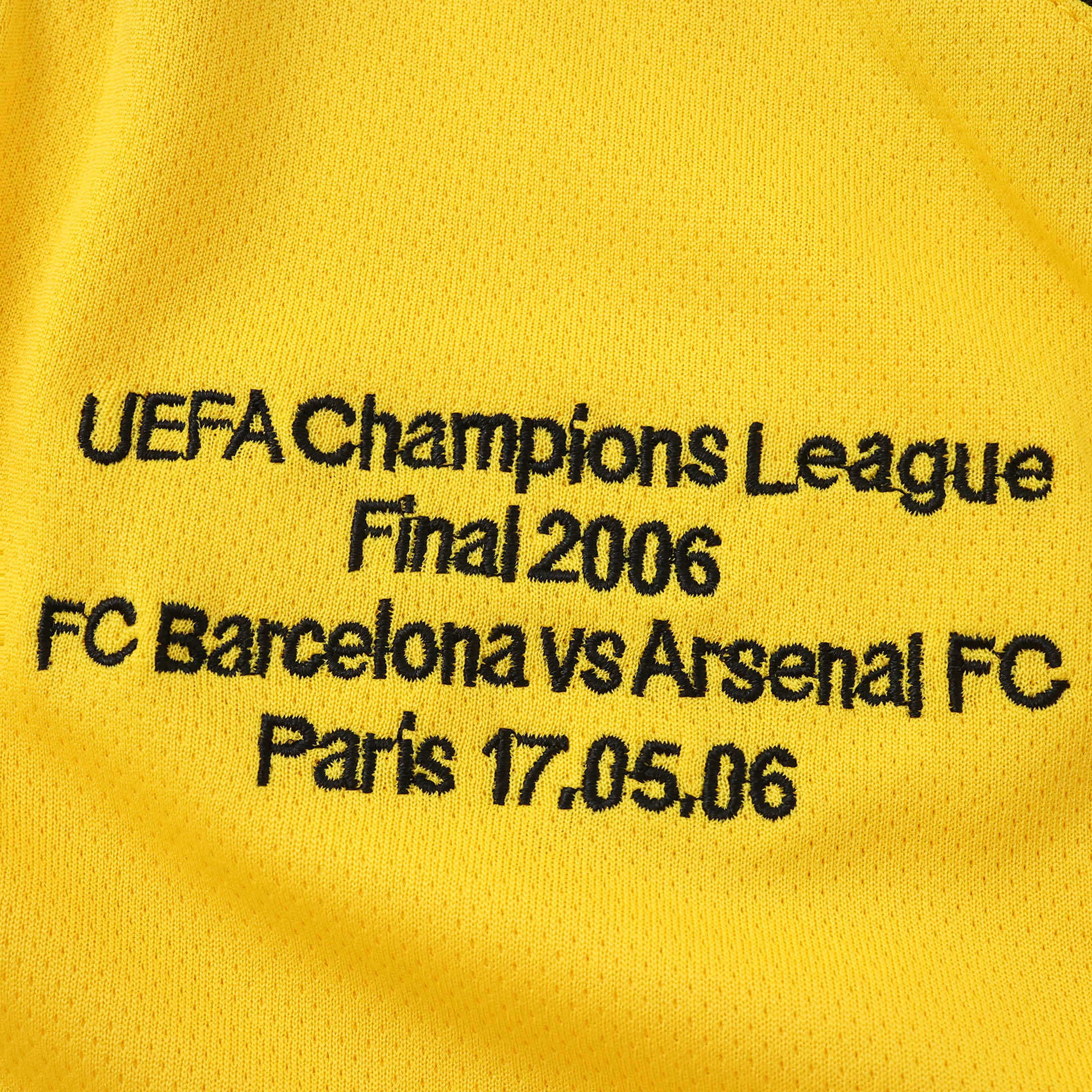 Camisola alternativa Arsenal 2005/2006 Final UCL - Versão adepto 5