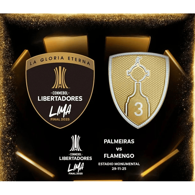 Camisola Principal Flamengo 2025 - Final Libertadores - Versão adepto 