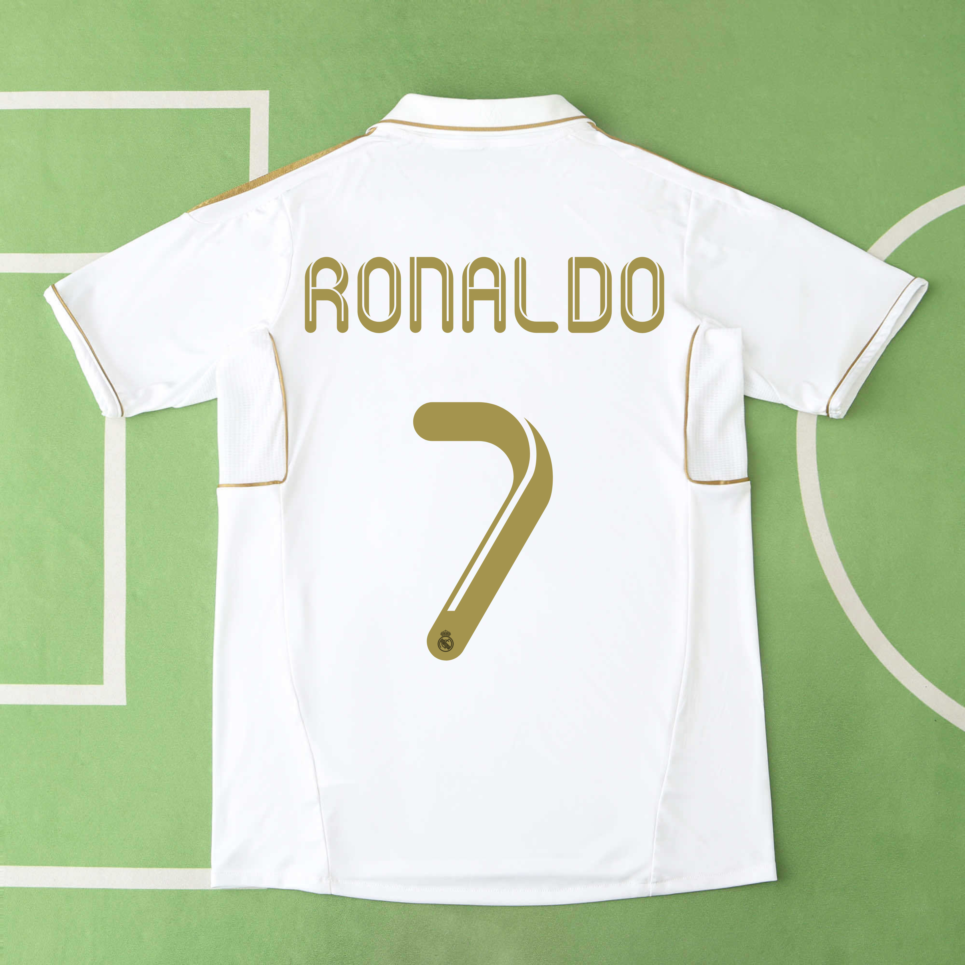 Camisola principal Real Madrid 2011/2012 - Ronaldo 7 - Versão adepto 3