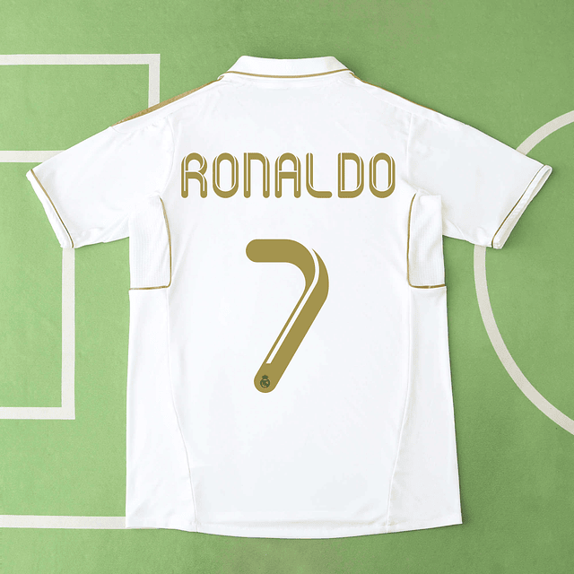 Camisola principal Real Madrid 2011/2012 - Ronaldo 7 - Versão adepto