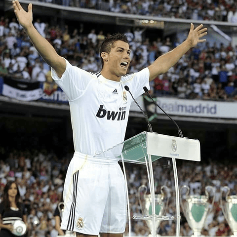 Camisola principal Real Madrid 2009/2010 - Ronaldo 9 - Versão adepto