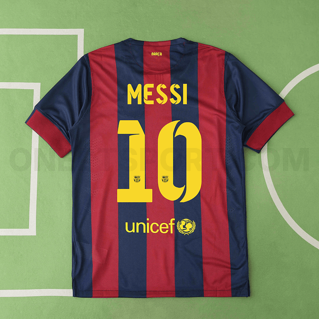 Camisola principal Barcelona 2014/2015 - Messi 10 - Versão adepto