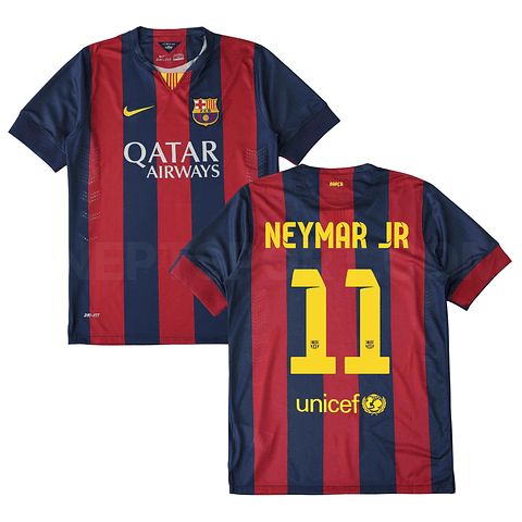 Camisola principal Barcelona 2014/2015 - Neymar Jr 11 - Versão adepto