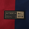 Camisola principal Barcelona 2014/2015 - Suárez 9 - Versão adepto
