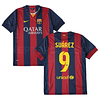 Camisola principal Barcelona 2014/2015 - Suárez 9 - Versão adepto