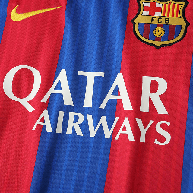 Camisola principal Barcelona 2016/2017 - Suárez 9 - Versão adepto