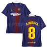 Camisola principal Barcelona 2017/2018 - A.Iniesta 8 - Versão adepto