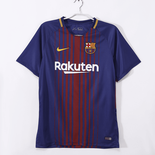 Camisola principal Barcelona 2017/2018 - Messi 10 - Versão adepto
